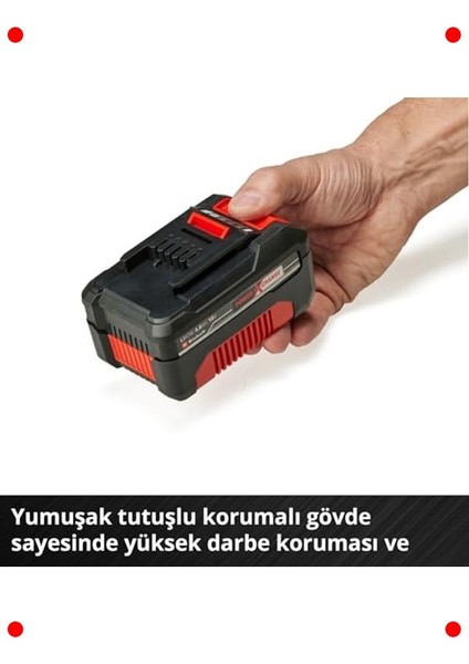 Çift Paket 18V Lityum Iyon Akü, 2x4.0 Ah indirimleri