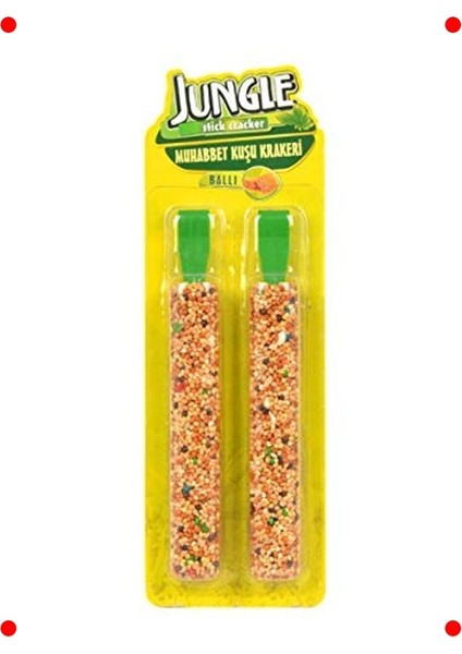 Ballı Muhabbet Kuşu Krakeri - 2'li Paket