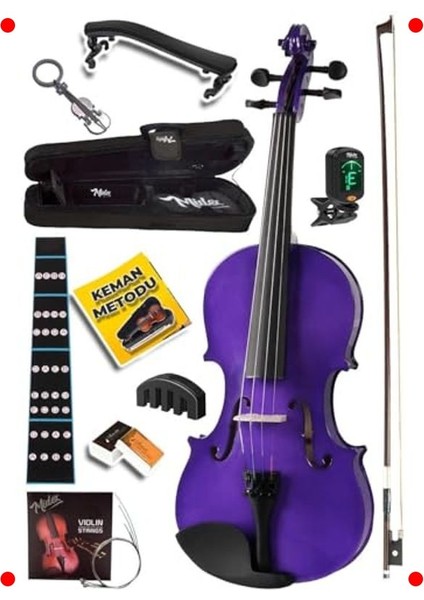 Mor Tam Boy Keman Başlangıç Seti (4/4)