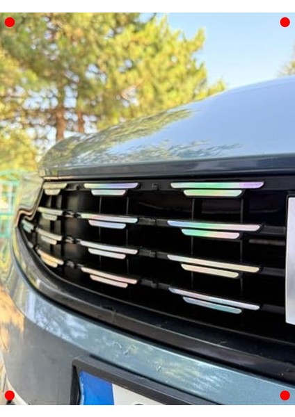 Sedan Panjur Sticker Seti - Hologram Şablonlu