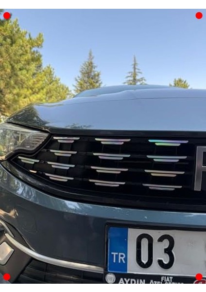 Sedan Panjur Sticker Seti - Hologram Şablonlu modelleri