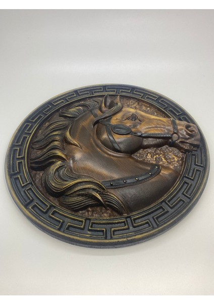 At Resmi Işleme Grycnc Farlı Ile Cnc Yapımı Dekoratif Kabartma Tablo Görsel-Kabartmalı Duvar ve Masa Süsü fırsatları