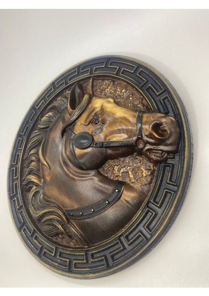 At Resmi Işleme Grycnc Farlı Ile Cnc Yapımı Dekoratif Kabartma Tablo Görsel-Kabartmalı Duvar ve Masa Süsü indirimleri