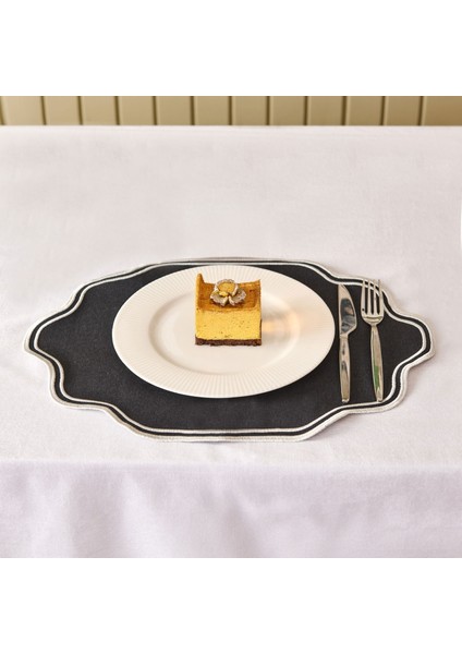 Soft Elegant Amerikan Servis - Siyah - 30X50 cm