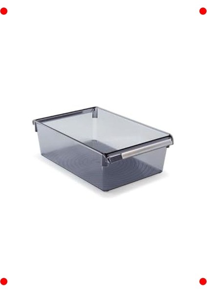 Şeffaf Siyah Çok Amaçlı Düzenleyici Raf