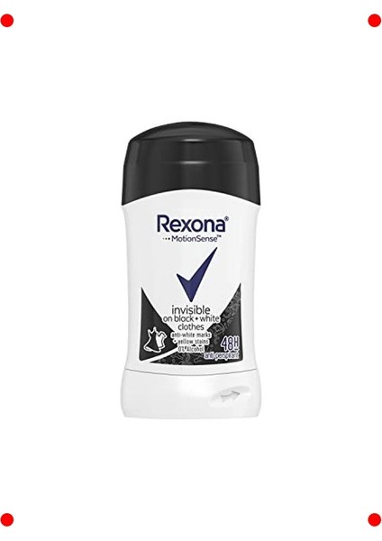 Kadın Stick Deodorant - Siyah & Beyaz Giysi Koruması
