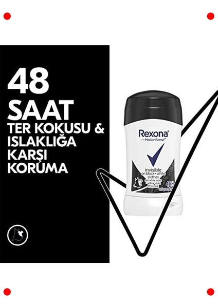 Kadın Stick Deodorant - Siyah & Beyaz Giysi Koruması modelleri
