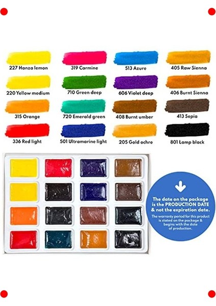 Profesyonel 16'lı Suluboya Seti indirimleri