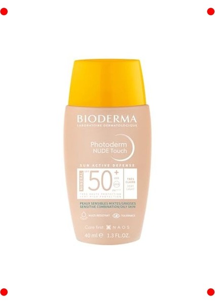 Karma/yağlı Cilt Renkli Güneş Kremi SPF50+ 40 ml