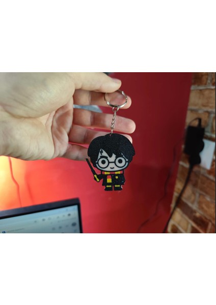 Harry Potter Temalı Sevimli Figür Anahtarlık – Çizgi Karakter Tasarımı, Hediye Alternatifi fiyatları