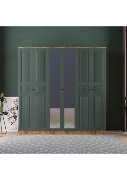 Nil 6 Kapaklı Eko Gardırop - Mdf Kapak fiyatları