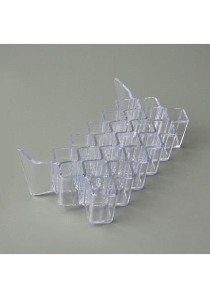 Living 22 Bölmeli Rujluk Organizer - Şeffaf - 22X8X14 cm modelleri