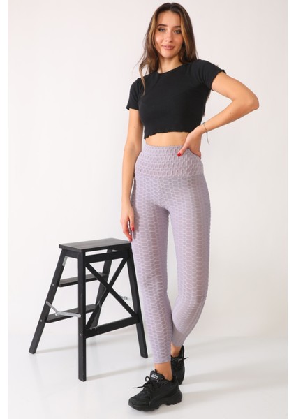 Petekli Tayt Ekstra Yüksek Bel Pamuklu fiyatları