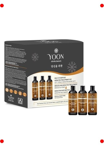 Evde Kokusuz Brezilya Fönü & Keratin Bakım Seti