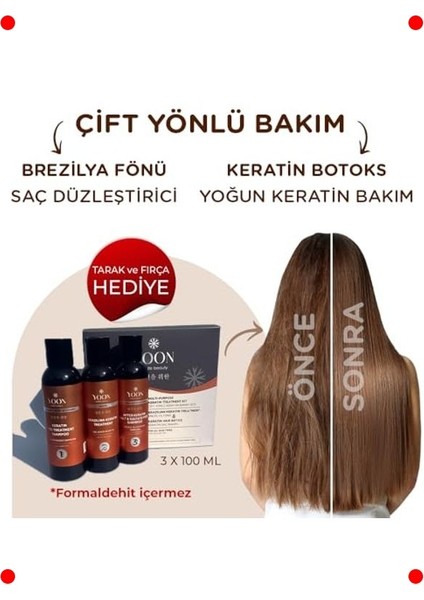 Evde Kokusuz Brezilya Fönü & Keratin Bakım Seti fiyatları