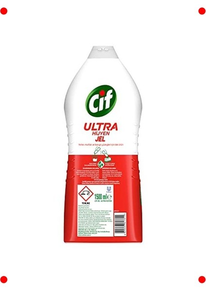 Hijyenik Jel Yüzey Temizleyici - Çamaşır Sulu 1500 ml modelleri