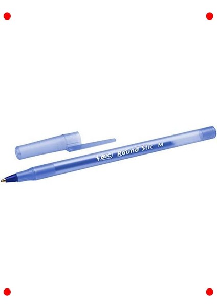 Yuvarlak Gövdeli Mavi Tükenmez Kalem 60'lı modelleri