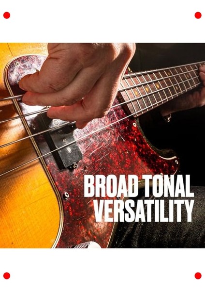 Yassı Sarım 5 Telli Bas Gitar Teli, Kısa Mensur, 45-125 modelleri