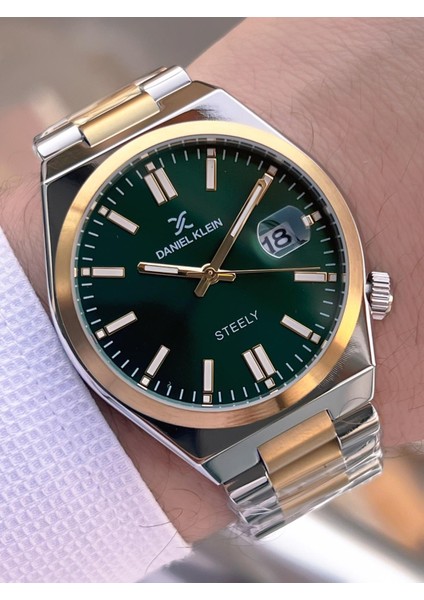 Italyan Tasarım Bileklik Hediyeli 2 Yıl Garantili 3 Atm Erkek Kol Saati ES.13861-9 fiyatları