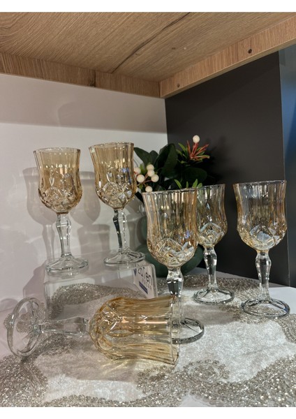 Tiffnay Stemware 150 ml Altı Adet Bal Rengi Kahve Bunum Bardağı fiyatları
