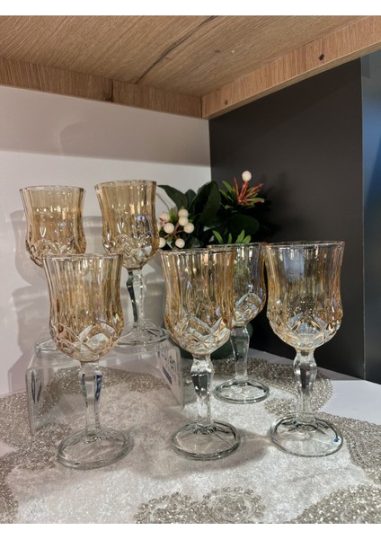 Tiffnay Stemware 150 ml Altı Adet Bal Rengi Kahve Bunum Bardağı modelleri