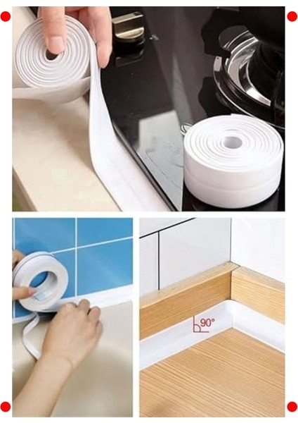 Su Geçirmez Izolasyon Bandı: Banyo & Mutfak Kenar Çözümü modelleri