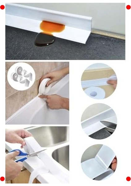 Su Geçirmez Izolasyon Bandı: Banyo & Mutfak Kenar Çözümü fırsatları