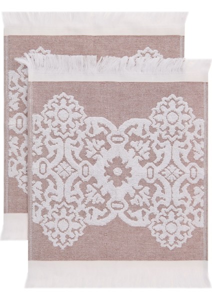 Soft Cant 2'li Havlu Seti - Kahverengi - 30X30 cm fiyatları