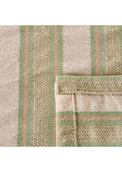 Soft Freya 2'li Amerikan Servis - Yeşil / Ekru - 35X50 cm modelleri