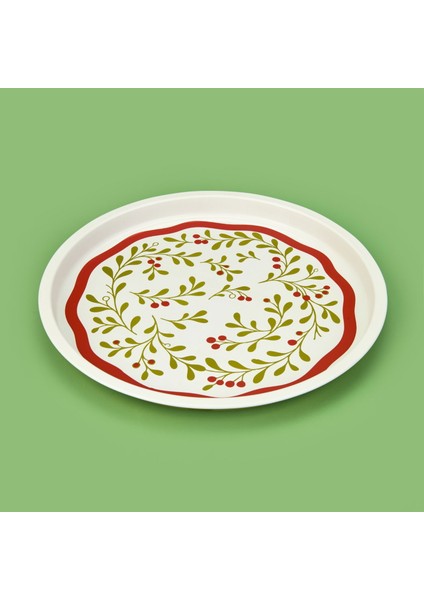 Kokina Metal Tepsi - Bej / Renkli