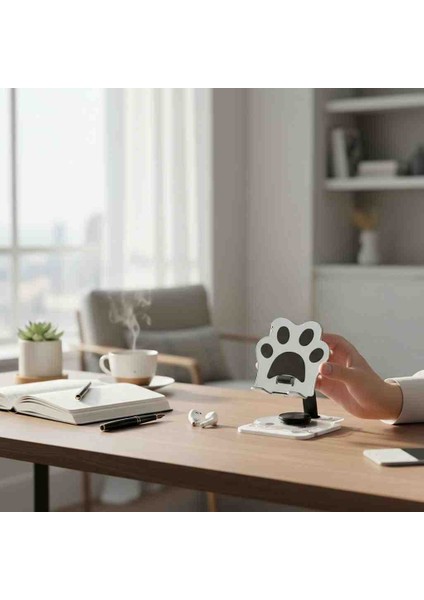 Sevimli Pati Tasarımlı Masaüstü Telefon-Tablet Tutucu – Ayarlanabilir Stand” fiyatları