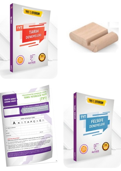 Tyt Tarih Branş Denemeleri + Tyt Felsefe Branş Denemeleri +Telefon Tutucu+Deneme