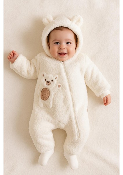 Bear Krem Fermuarlı Tulum Erkek fiyatları