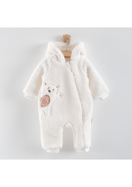 Bear Krem Fermuarlı Tulum Erkek modelleri