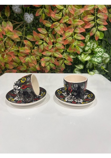 %100 El Yapımı Seramik Kahve Fincanı