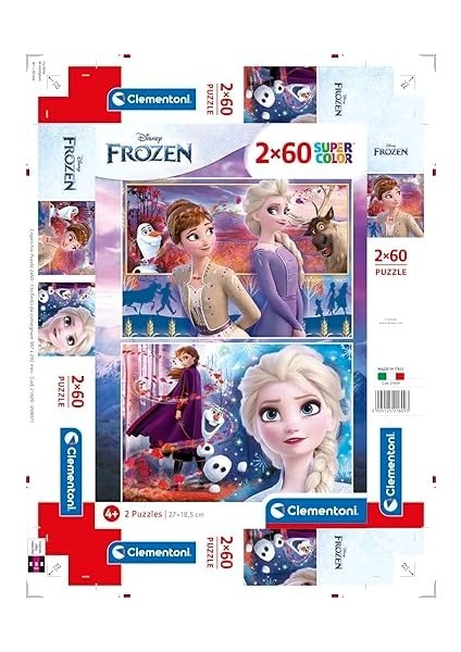 - 2X60 Parça Puzzle - 2 modelleri