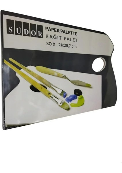 Kullan At Kağıt Palet 30 Yaprak 21X29,7 cm Paper Palette Südor