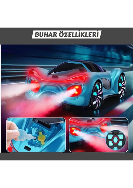 Uzaktan Kumandalı Şarjlı Elektrikli Araba 4x4 Şarj Istasyonlu LED Işıklı Sesli Müzikli Rc 23 cm