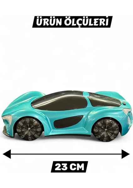 Uzaktan Kumandalı Şarjlı Elektrikli Araba 4x4 Şarj Istasyonlu LED Işıklı Sesli Müzikli Rc 23 cm