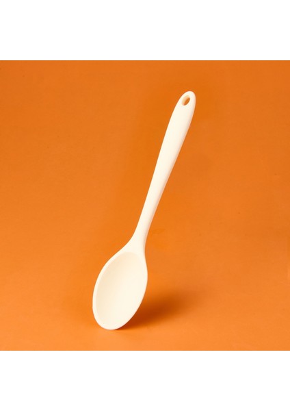 Silikon Kaşık - Krem