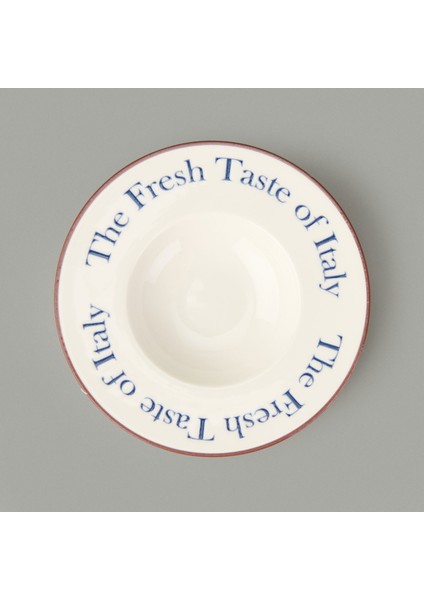 Kitchen The Fresh Taste Porselen Makarna Tabağı - Renkli - 26 cm modelleri