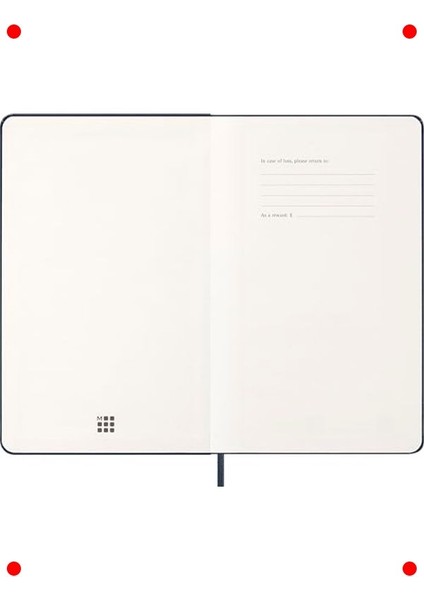 12 Ay Haftalık Ajanda, Büyük Boy, Sert Kapak - Safir Mavi fırsatları