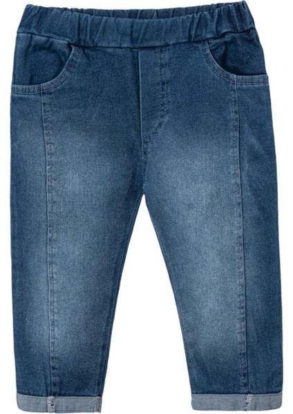 Kot Pantolonlu Buz Mavi Yağmurluklu Erkek Bebek Üçlü Takım indirimleri