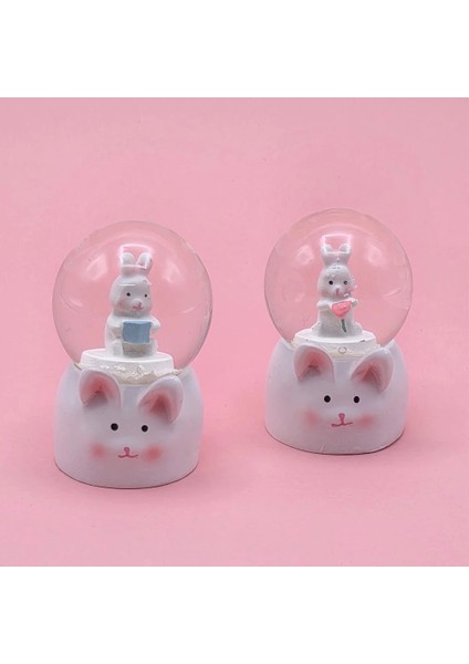 Mini Boy Tavşan Tasarımlı Kar Küresi