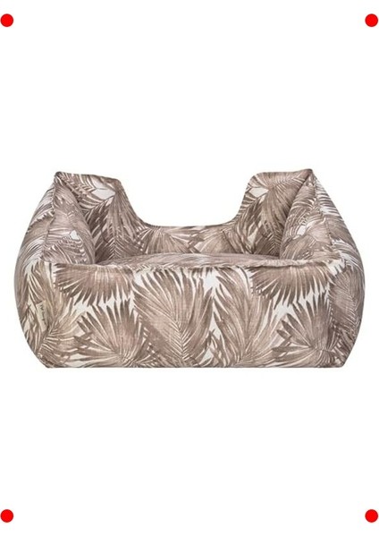 Açık Kahve-Beyaz Evcil Hayvan Yatağı - S Boy 50X60 cm modelleri