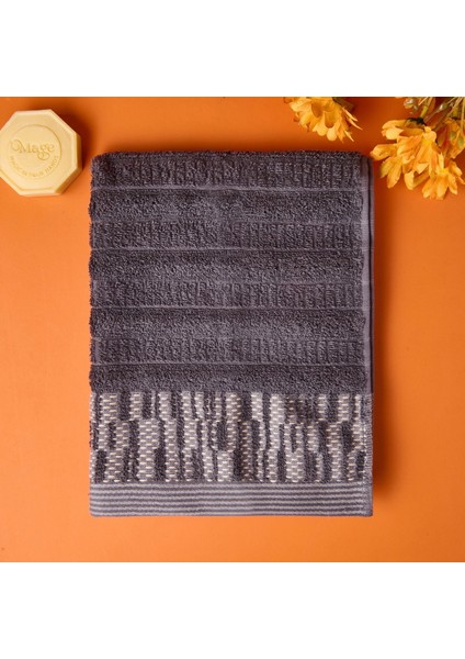 Soft Sun Madness Juana Saç Havlusu - Gri - 50X90 cm