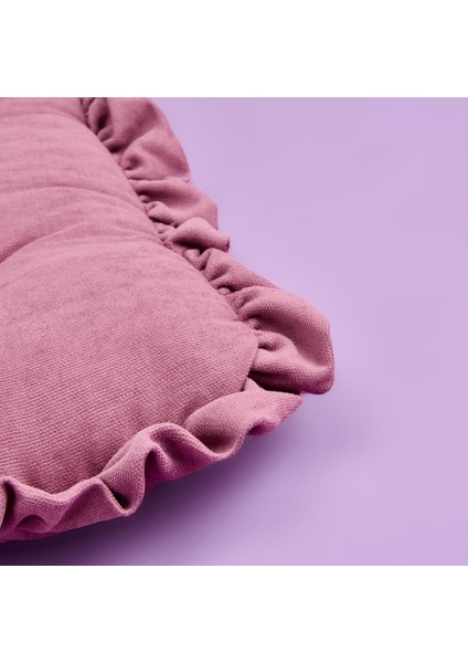 Soft Nora Sandalye Minderi - Gülkurusu - 40X40 cm modelleri