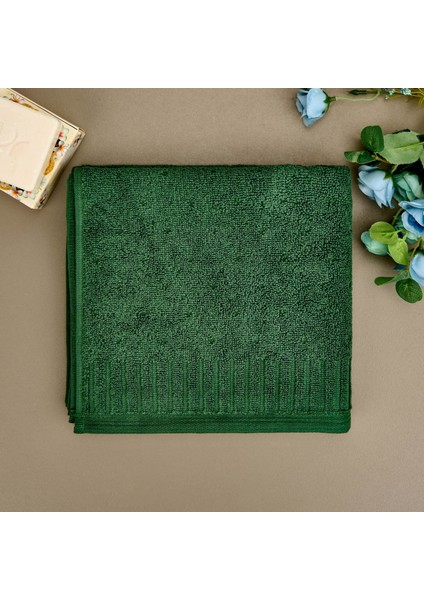 Soft Patte Yüz Havlusu - Yeşil - 50X90 cm