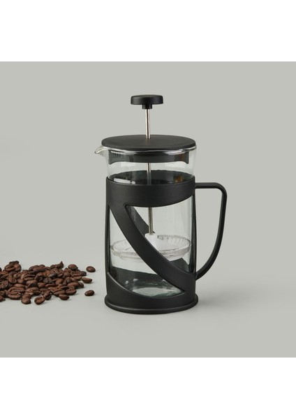 French Press - Şeffaf / Siyah - 600 ml modelleri