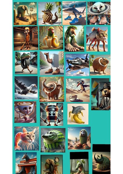 Brainrot Telefon Laptop Notebook Tablet Defter Matara Stiker Etiket ST2008